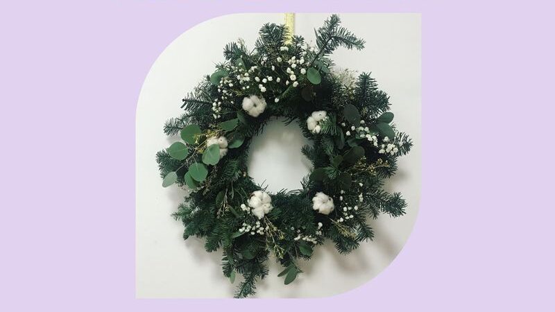 Christmas Wreath Making Workshop @ Sew Confident