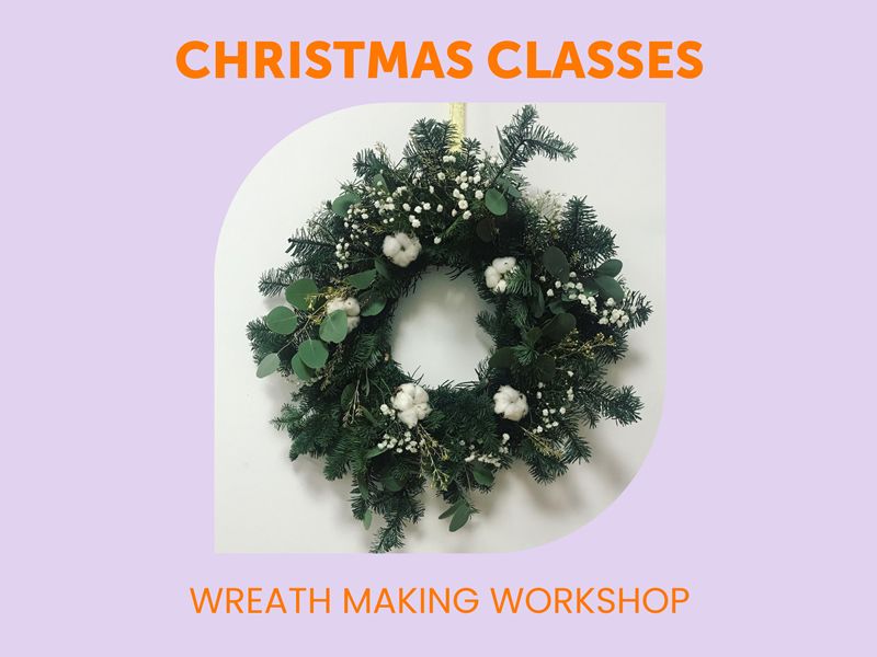 Christmas Wreath Making Workshop @ Sew Confident