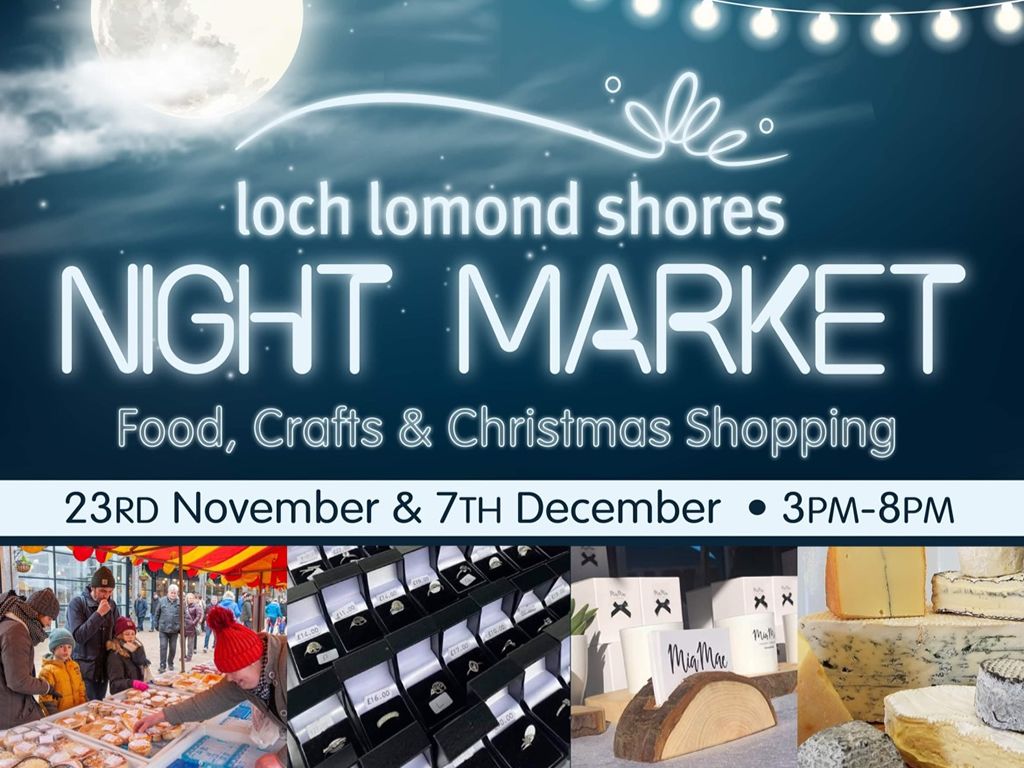 Loch Lomond Shores Night Market loch lomond shores Our Glasgow