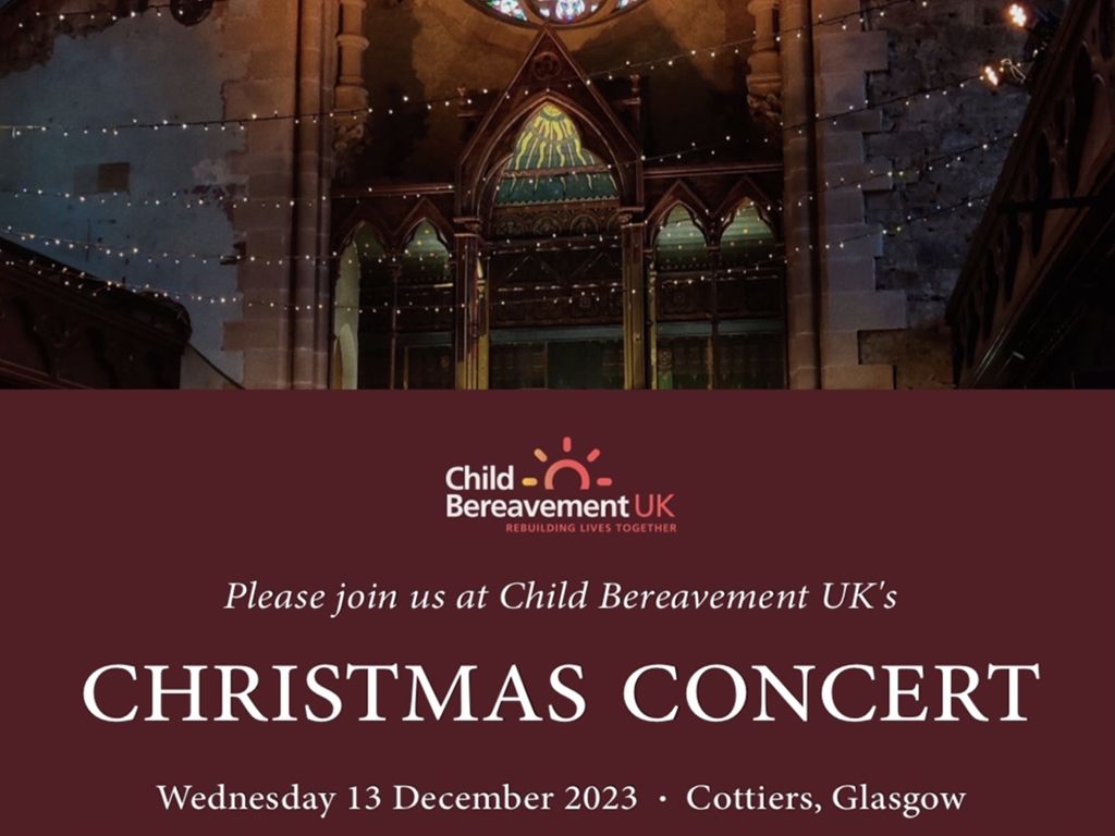 Child Bereavement UK Christmas Concert Glasgow Our Glasgow