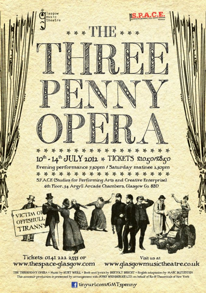Glasgow Music Theatre presents The Threepenny Opera